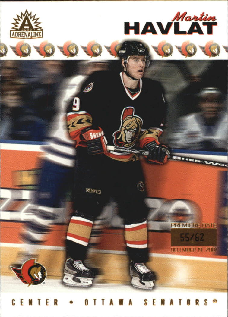 2001-02 Pacific Adrenaline Premiere Date #133 Martin Havlat
