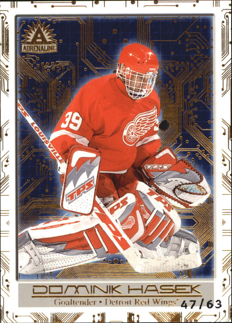 2001-02 Pacific Adrenaline Blade Runners #4 Dominik Hasek