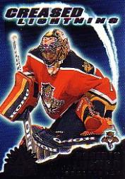 2001-02 Pacific Adrenaline Creased Lightning #8 Roberto Luongo