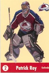 2001-02 Parkhurst He Shoots He Scores Points #13 Patrick Roy 2 pt.