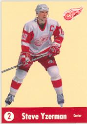 2001-02 Parkhurst He Shoots He Scores Points #15 Steve Yzerman 2 pt.