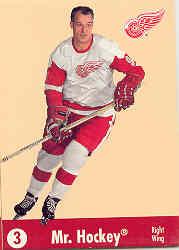 2001-02 Parkhurst He Shoots He Scores Points #18 Gordie Howe 3 pt.