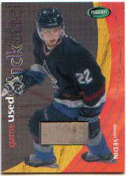 2001-02 Parkhurst Sticks #PS12 Daniel Sedin