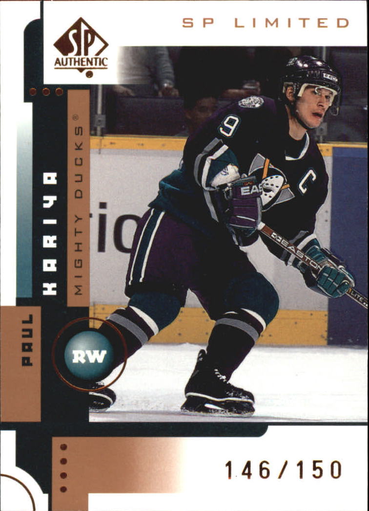 2001-02 SP Authentic Limited #2 Paul Kariya