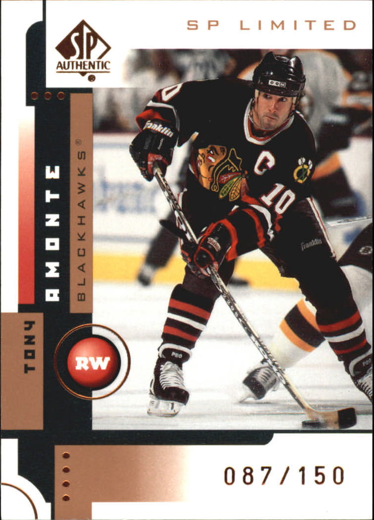 2001-02 SP Authentic Limited #14 Tony Amonte