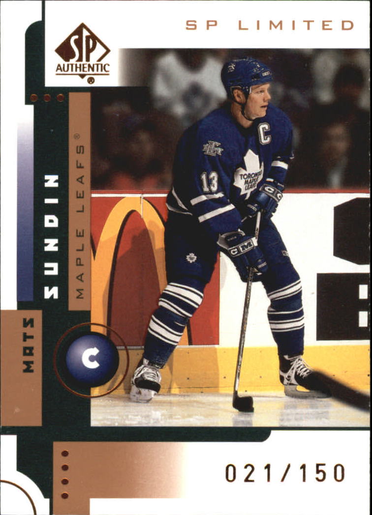 2001-02 SP Authentic Limited #83 Mats Sundin