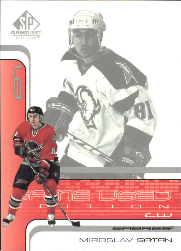 2001-02 SP Game Used #5 Miroslav Satan