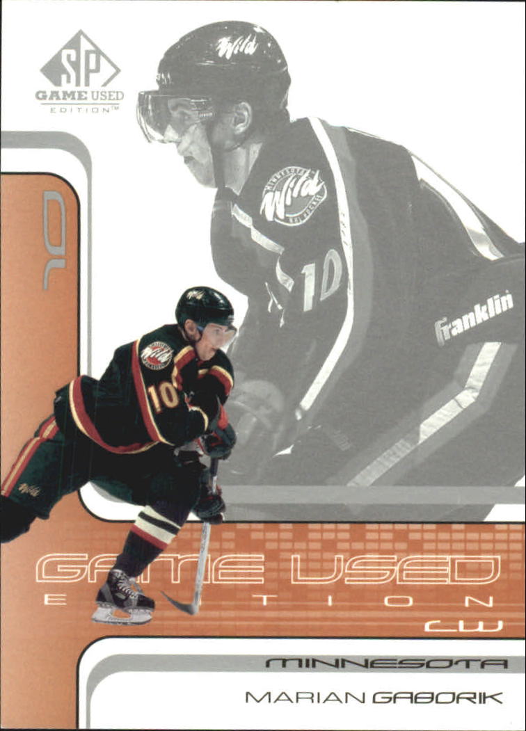 2001-02 SP Game Used #27 Marian Gaborik