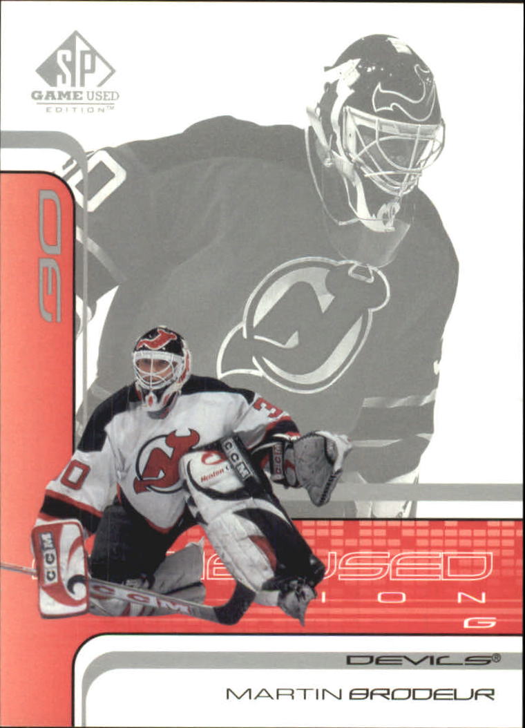 2001-02 SP Game Used #31 Martin Brodeur
