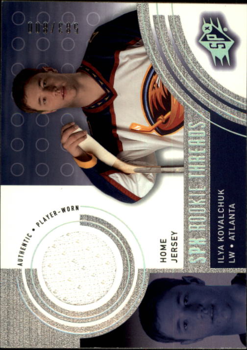 2001-02 SPx #148A Ilya Kovalchuk AW/800 RC