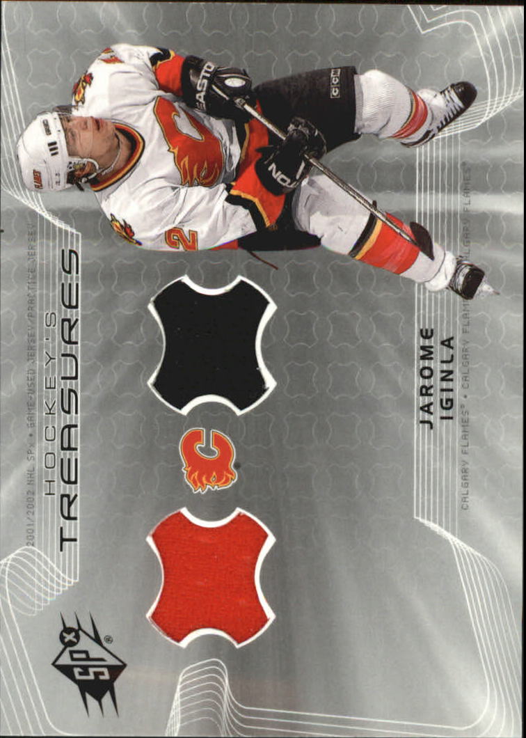 2001-02 SPx Hockey Treasures #HTJI Jarome Iginla