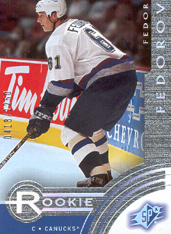2001-02 SPx Rookie Redemption #R29 Fedor Fedorov