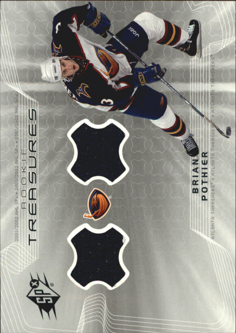 2001-02 SPx Rookie Treasures #RTBP Brian Pothier