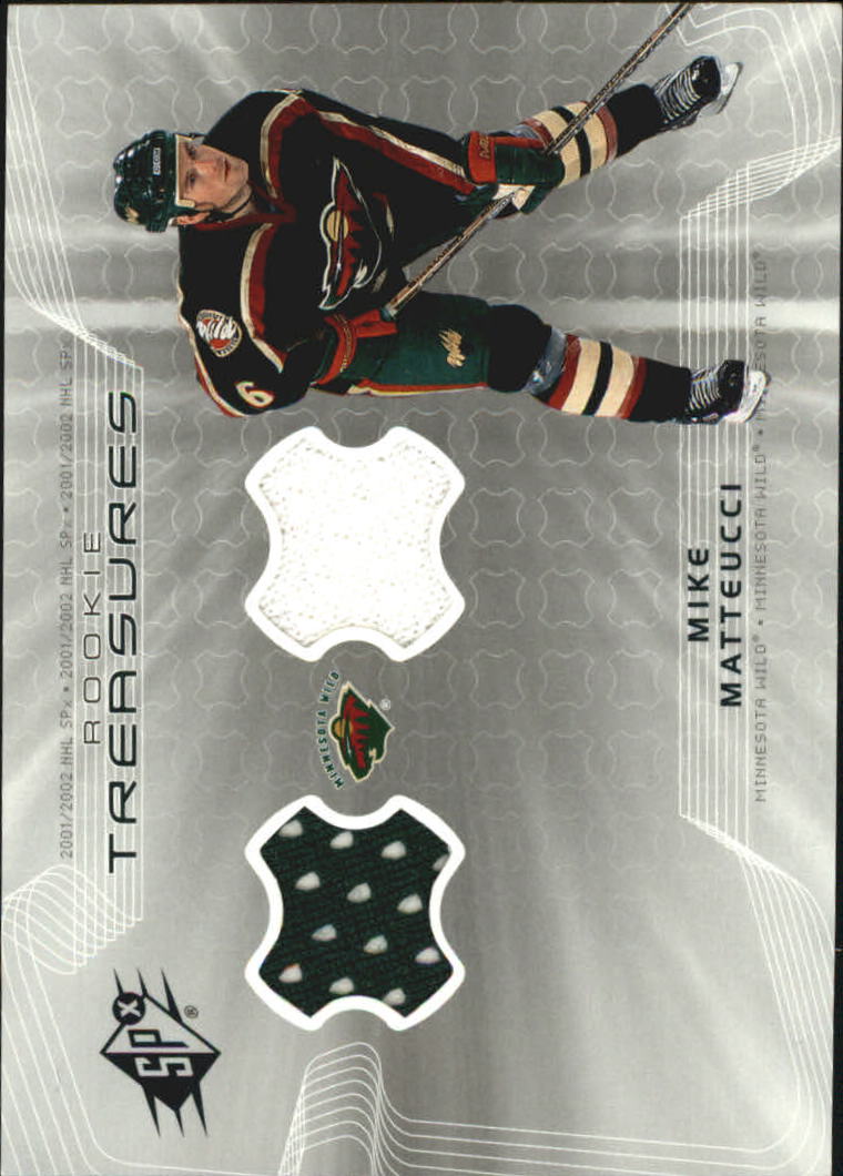 2001-02 SPx Rookie Treasures #RTMM Mike Matteucci