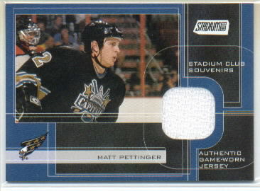 2001-02 Stadium Club Souvenirs #MP Matt Pettinger