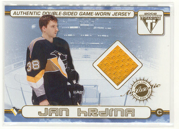 2001-02 Titanium Double-Sided Jerseys #35 Jan Hrdina/Ian Moran