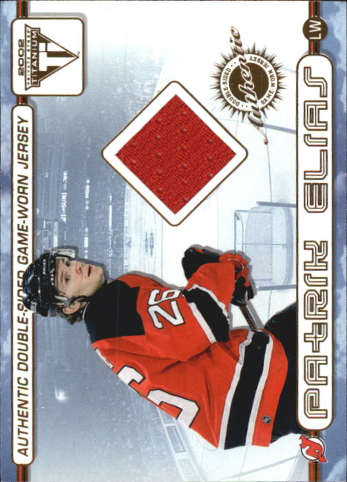 2001-02 Titanium Double-Sided Jerseys #69 Patrik Elias/Scott Gomez