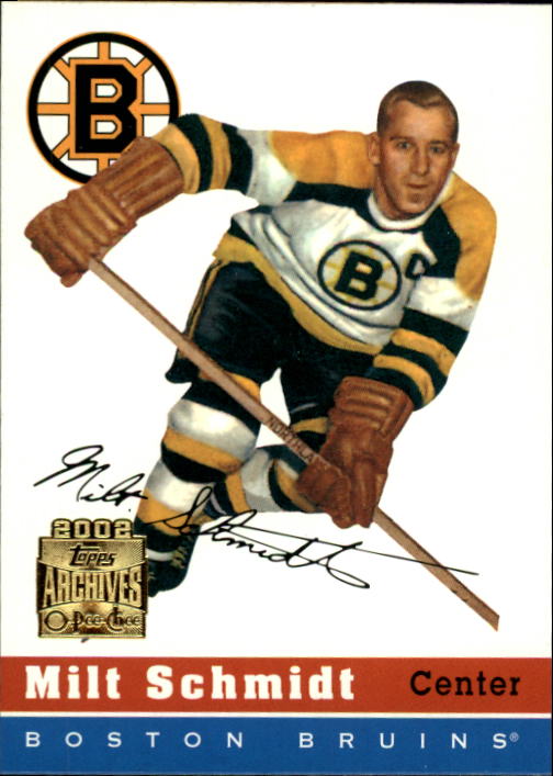 2001-02 Topps Archives #62 Milt Schmidt