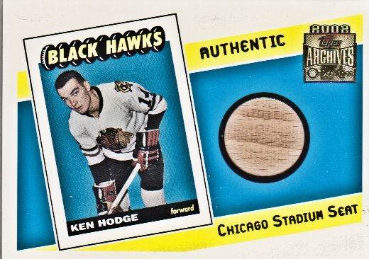 2001-02 Topps Archives Arena Seats #ASKH Ken Hodge
