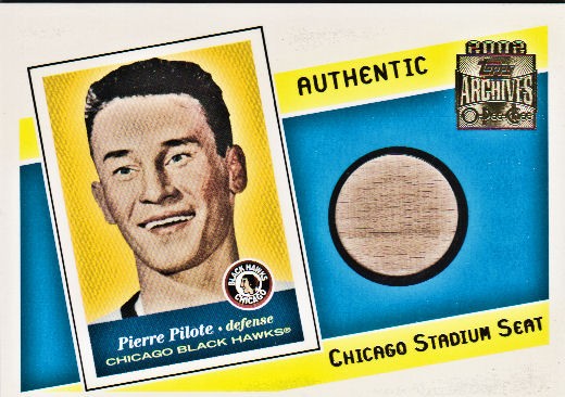 2001-02 Topps Archives Arena Seats #ASPP Pierre Pilote