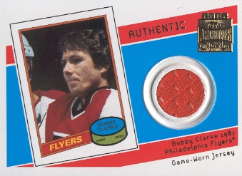 2001-02 Topps Archives Relics #JBC Bobby Clarke J