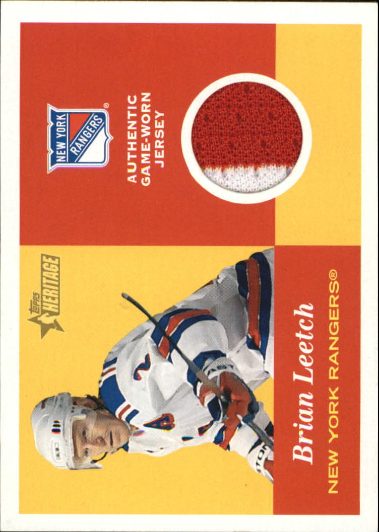 2001-02 Topps Heritage Jerseys #JBL Brian Leetch