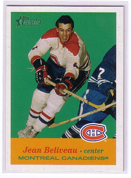 2001-02 Topps Heritage Salute #S7 Jean Beliveau