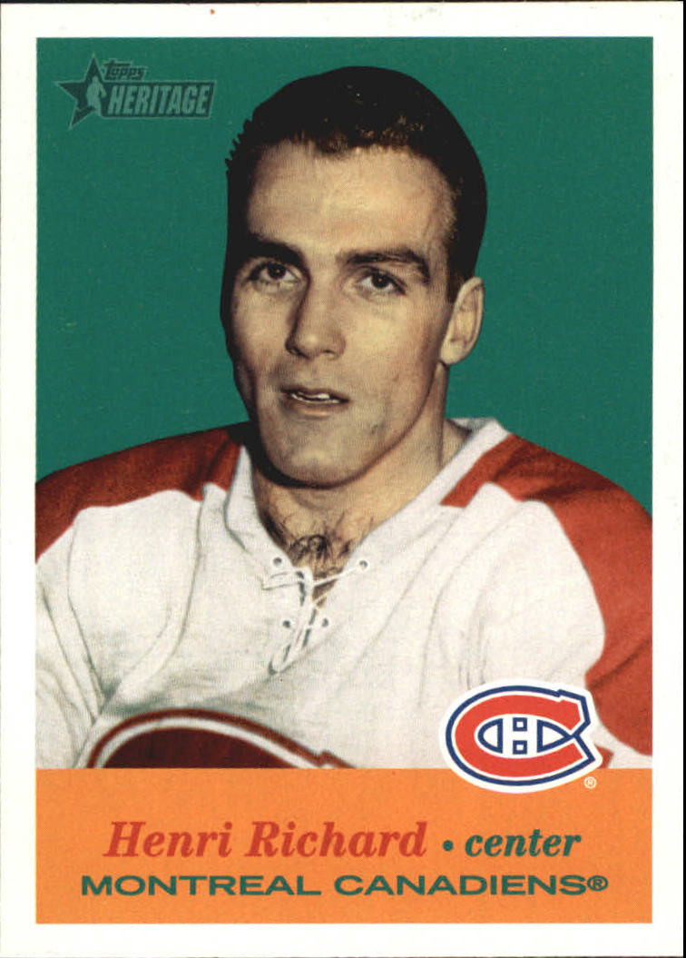 2001-02 Topps Heritage Salute #S8 Henri Richard