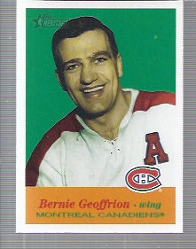 2001-02 Topps Heritage Salute #S9 Bernie Geoffrion