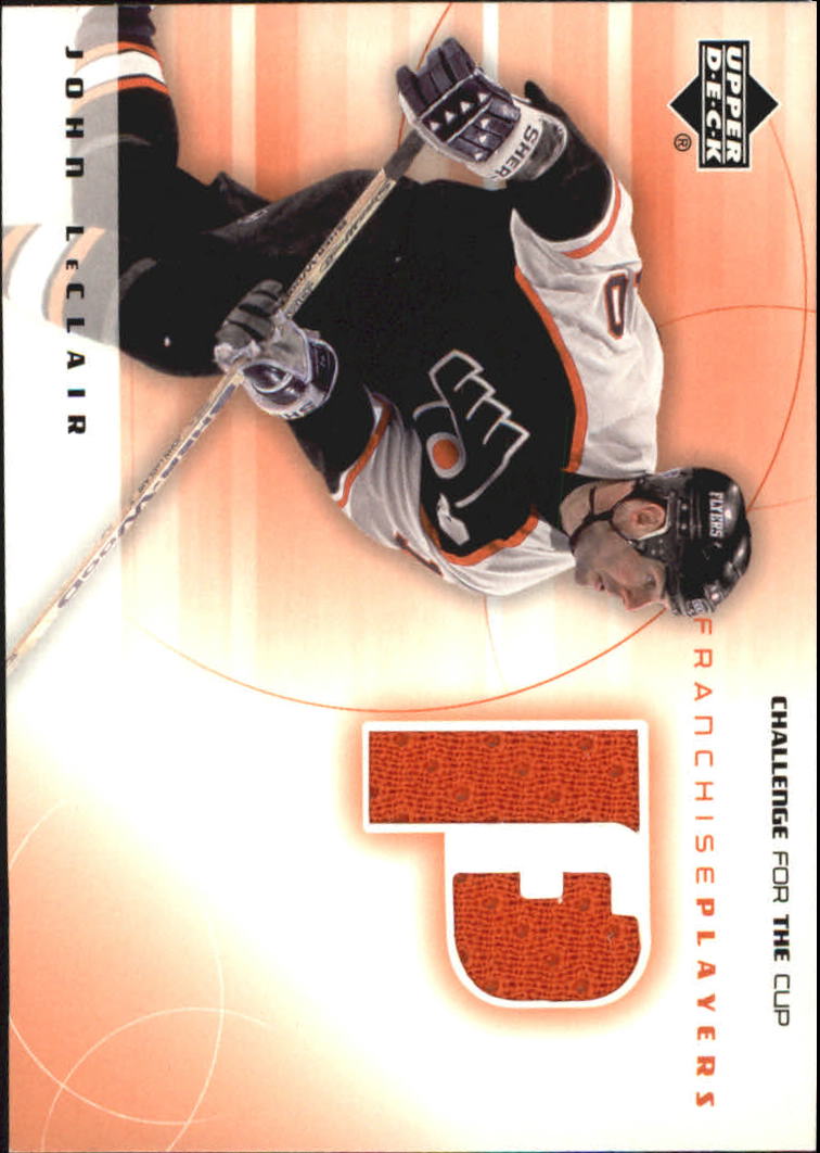 2001-02 UD Challenge for the Cup Jerseys #FPJL John LeClair