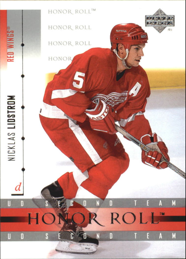 2001-02 Upper Deck Honor Roll #46 Nicklas Lidstrom