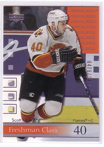 2001-02 Upper Deck Honor Roll #67 Scott Nichol RC