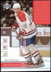 2001-02 Upper Deck Honor Roll #76 Marcel Hossa RC