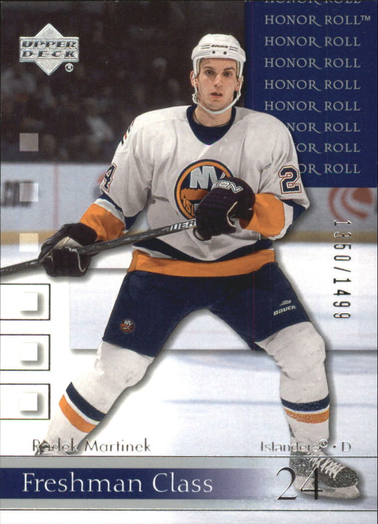 2001-02 Upper Deck Honor Roll #81 Radek Martinek RC