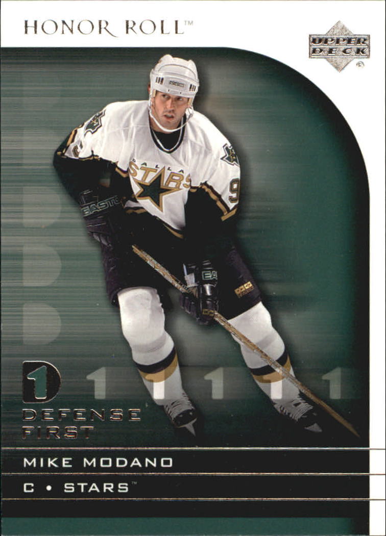 2001-02 Upper Deck Honor Roll Defense First #DF1 Mike Modano