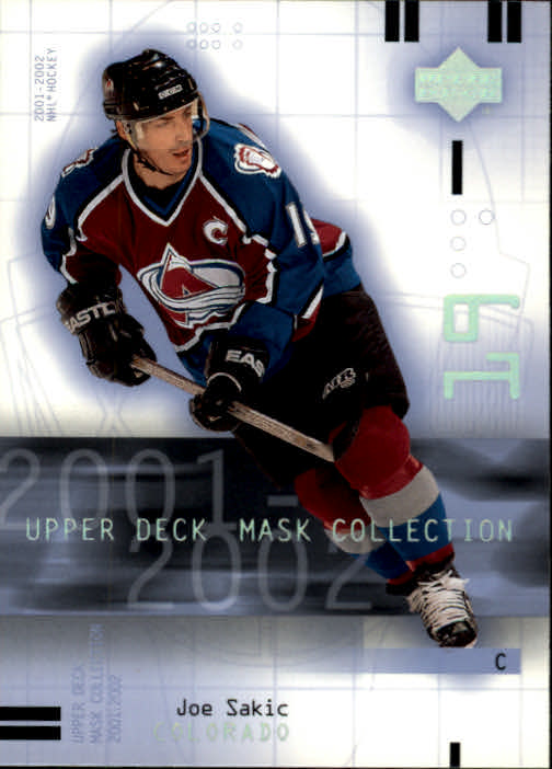 2001-02 UD Mask Collection #22 Joe Sakic