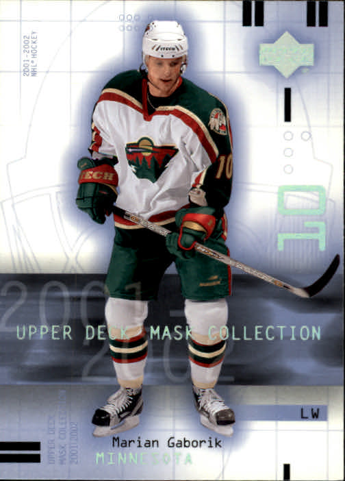 2001-02 UD Mask Collection #46 Marian Gaborik