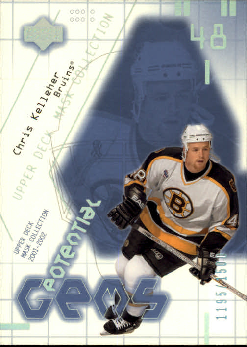 2001-02 UD Mask Collection #137 Chris Kelleher RC