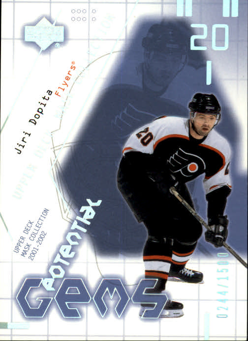 2001-02 UD Mask Collection #159 Jiri Dopita RC