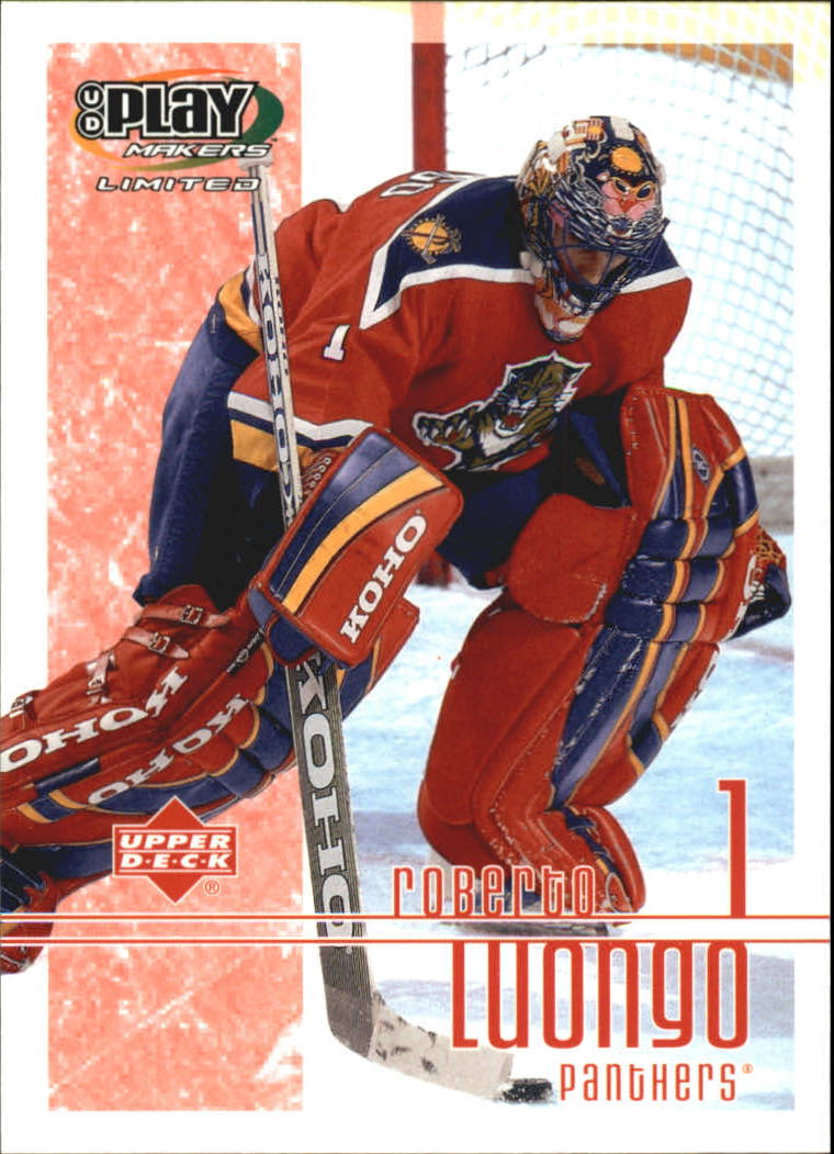 2001-02 UD Playmakers #44 Roberto Luongo