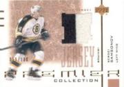2001-02 UD Premier Collection Jerseys #BSS Sergei Samsonov B