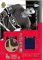 2001-02 UD Stanley Cup Champs Pieces of Glory #GGL Guy Lafleur