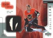 2001-02 UD Top Shelf Goalie Gear #LPMB Martin Biron Pad