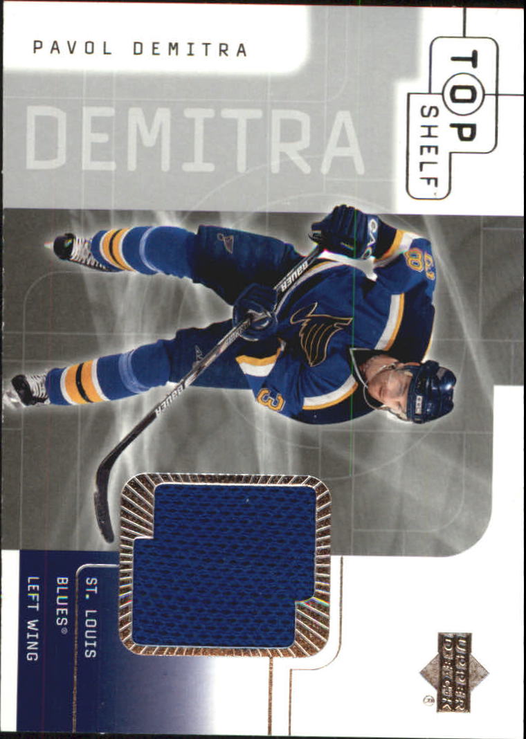 2001-02 UD Top Shelf Jerseys #TJPD Pavol Demitra Upd