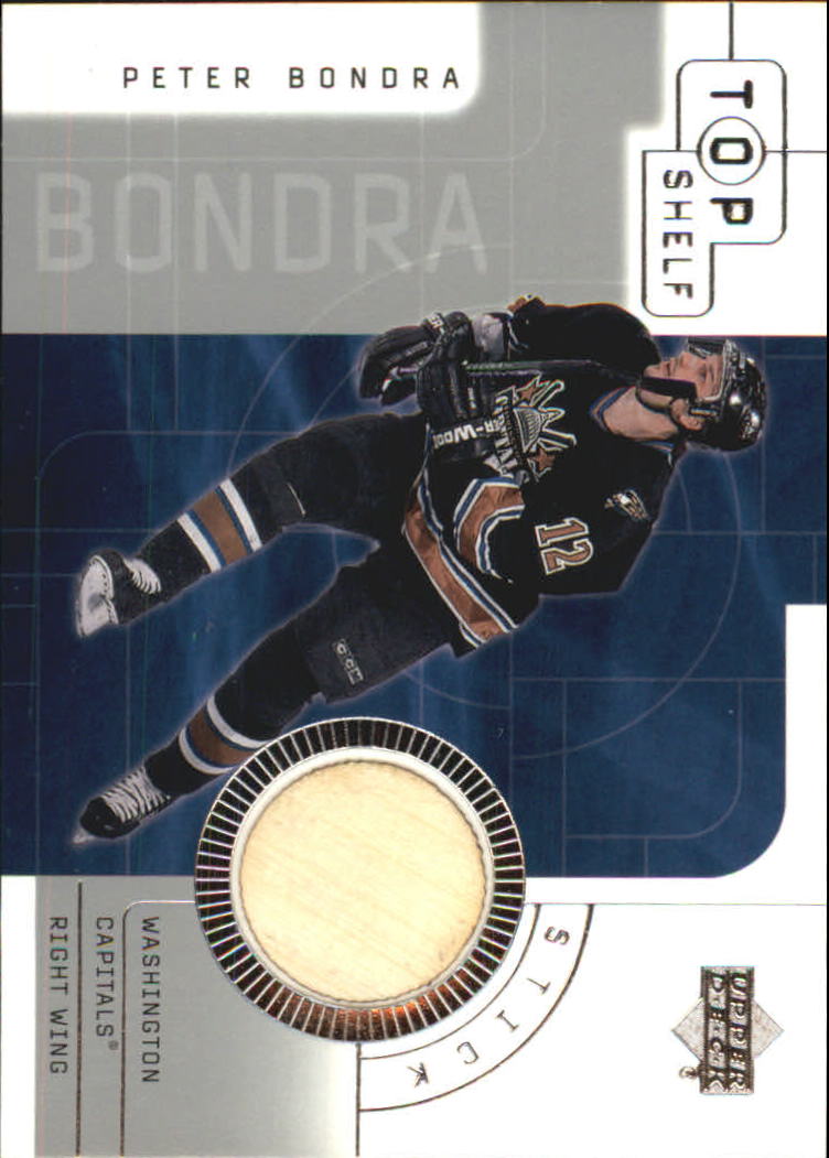 2001-02 UD Top Shelf Sticks #SPB Peter Bondra