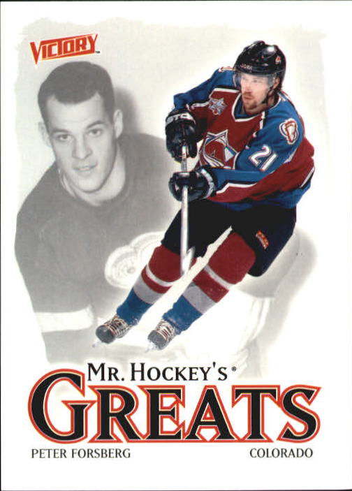 2001-02 Upper Deck Victory #394 Peter Forsberg MHG