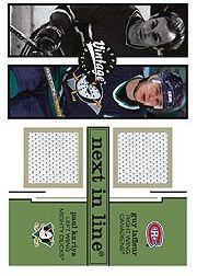 2001-02 Upper Deck Vintage Next In Line #NLLK Guy Lafleur/Paul Kariya