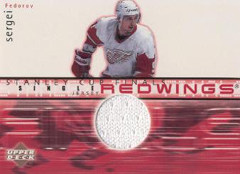 2001-02 Upper Deck Game Jerseys Series II #FJSF Sergei Fedorov