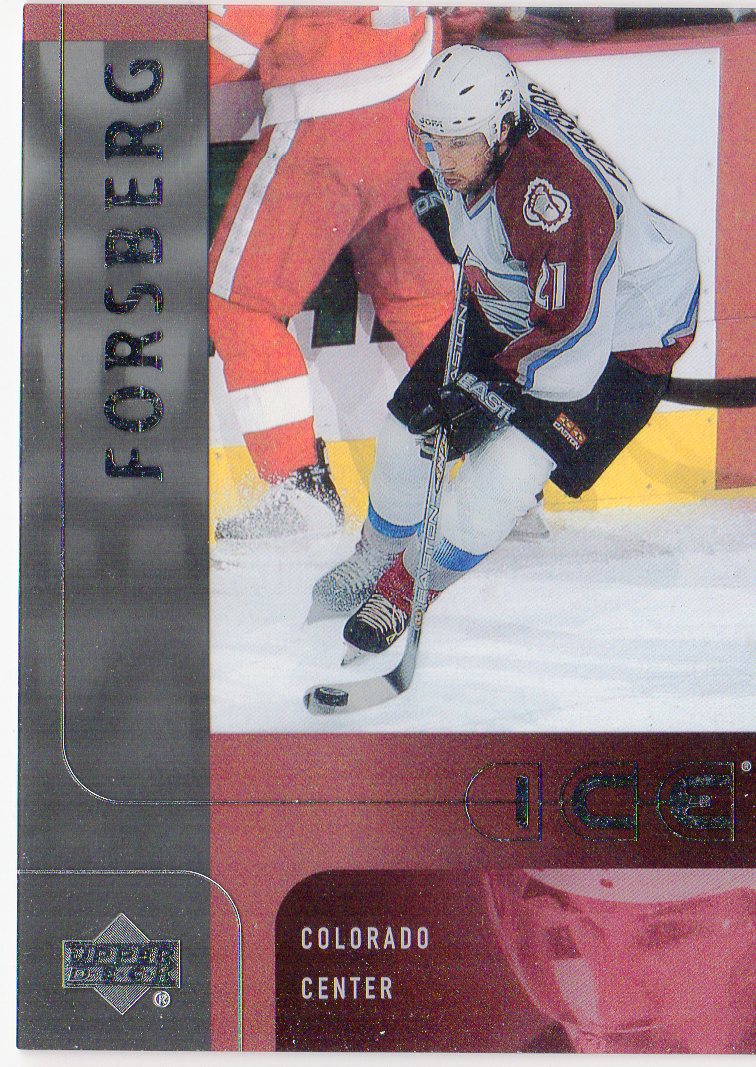 2001-02 Upper Deck Ice #9 Peter Forsberg