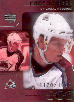 2001-02 Upper Deck Ice #50 Vaclav Nedorost RC